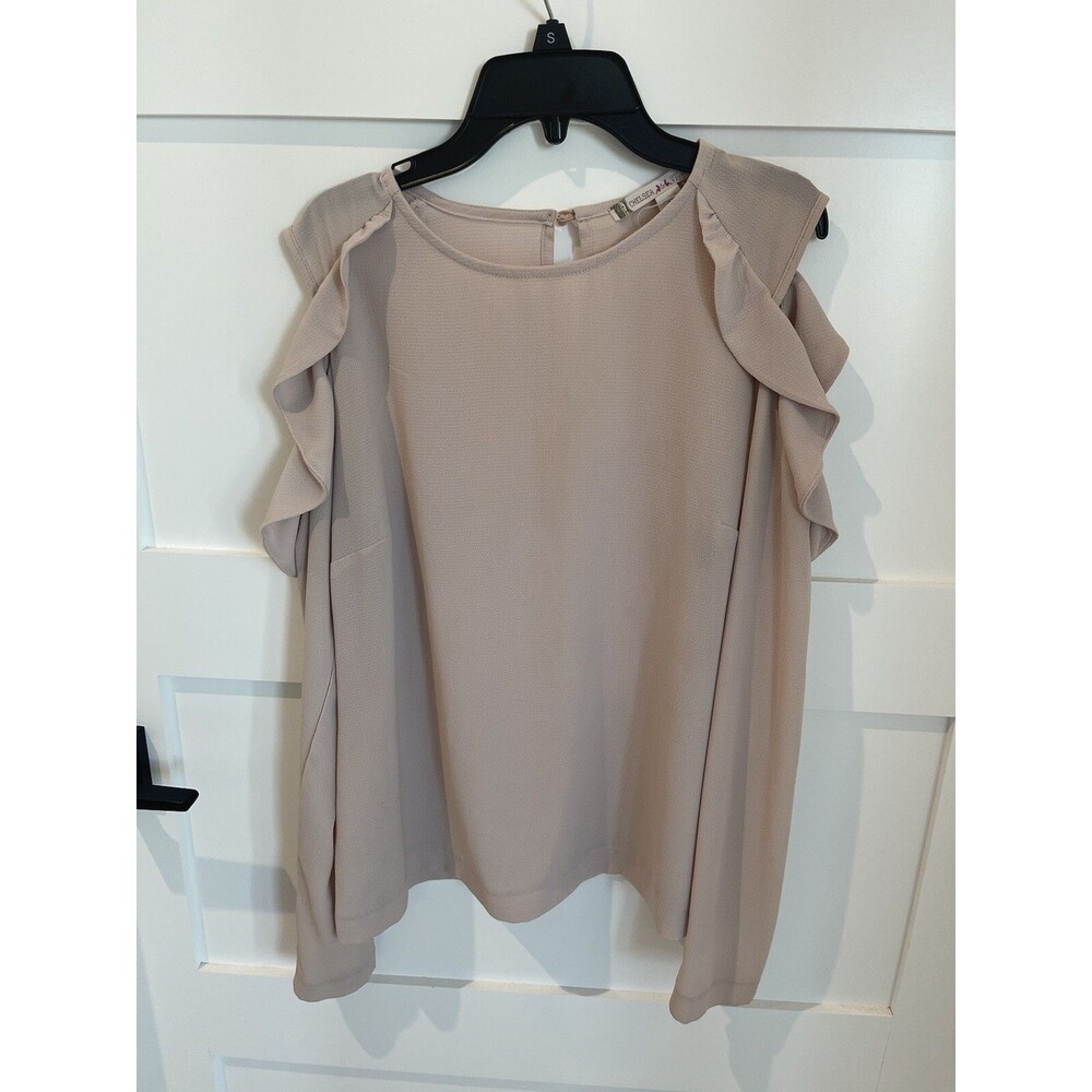 Chelsea and Violet top, Cold Shoulder, Pink Size M